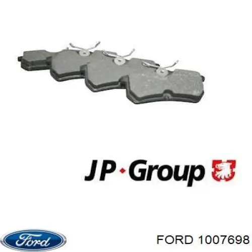 1007698 Ford колодки тормозные задние дисковые