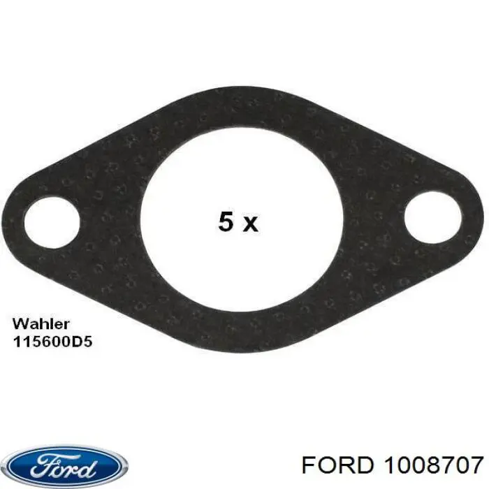 1008707 Ford прокладка egr-клапана рециркуляции