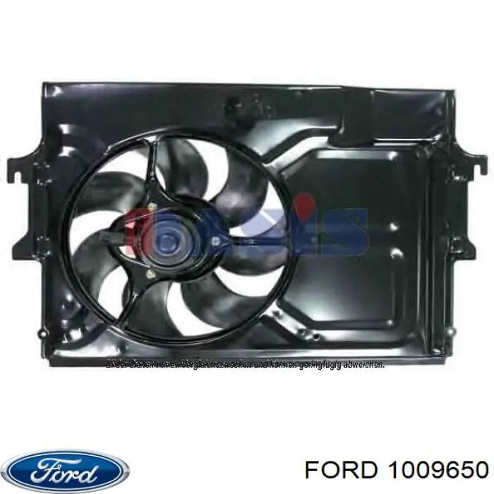 Электровентилятор охлаждения в сборе Ford 1009650 цена, от 53.39 USD