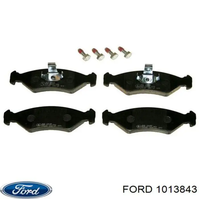 1013843 Ford колодки тормозные передние дисковые