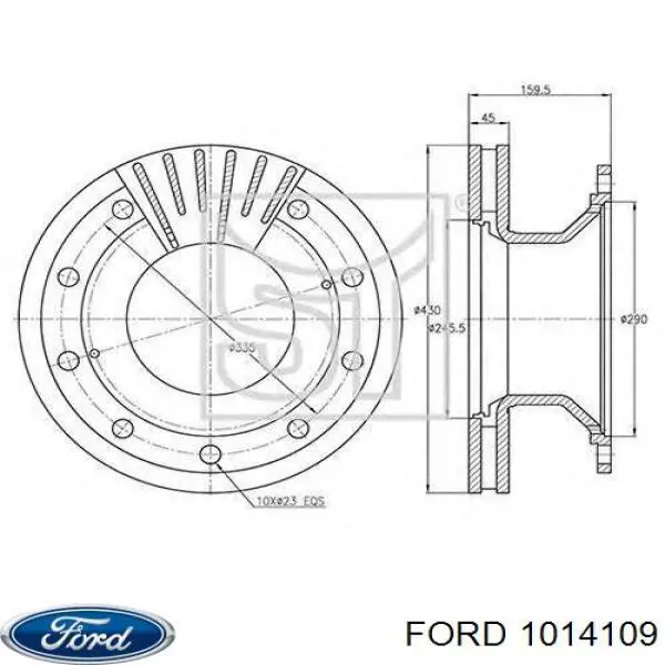 Привод передний правый Ford 1690346 цена, от 60.46 USD