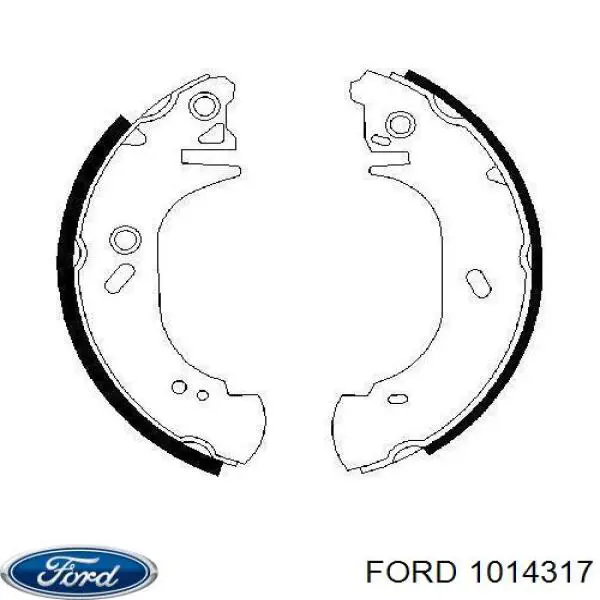 Тормоза рабочие задние ножные и тормозные барабаны Ford 1014317 цена, от 25.50 USD