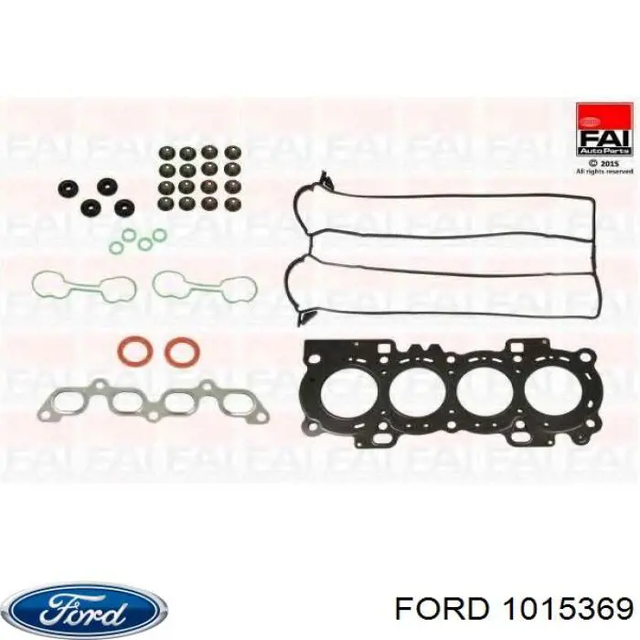 1015369 Ford комплект прокладок двигателя верхний