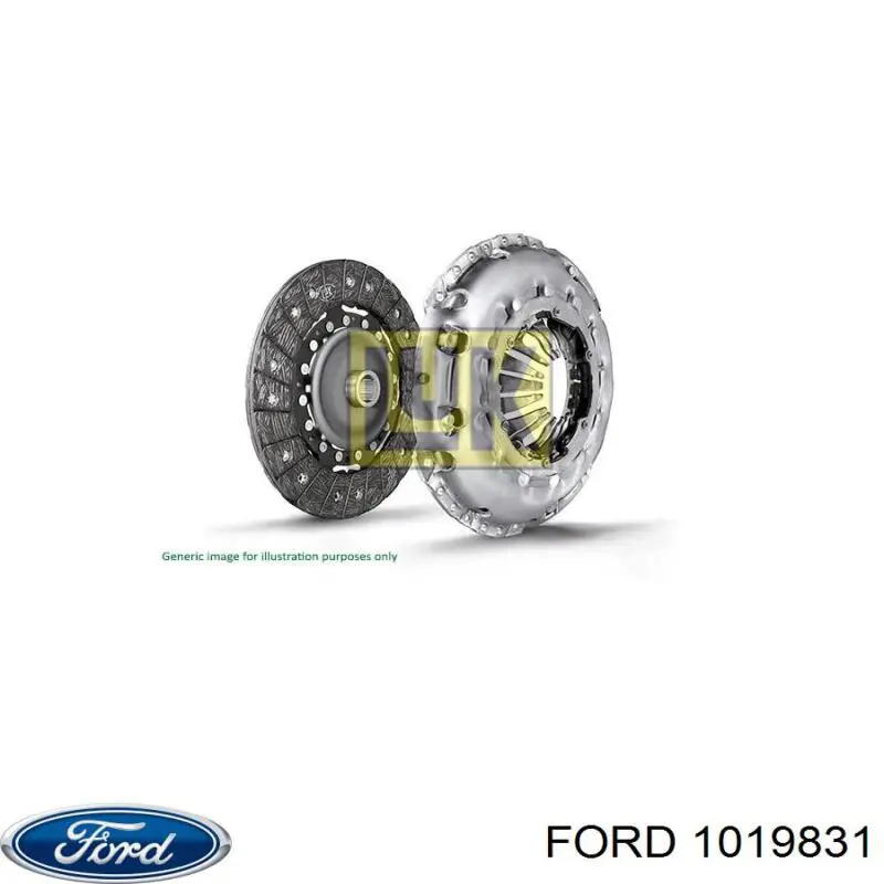 1019831 Ford поршень в комплекте на 1 цилиндр, 3-й ремонт (+0,60)