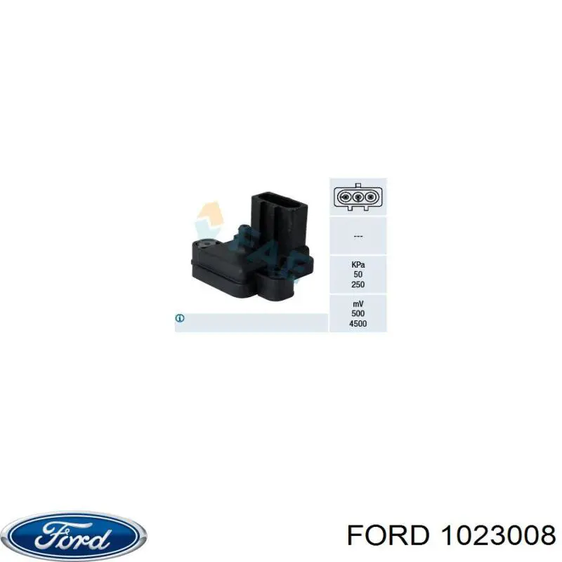 Датчик давления во впускном коллекторе, MAP 1023008 Ford