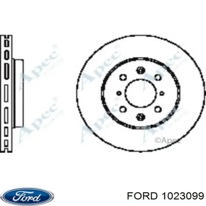 Купить 1023099 Ford Ротор тормозной