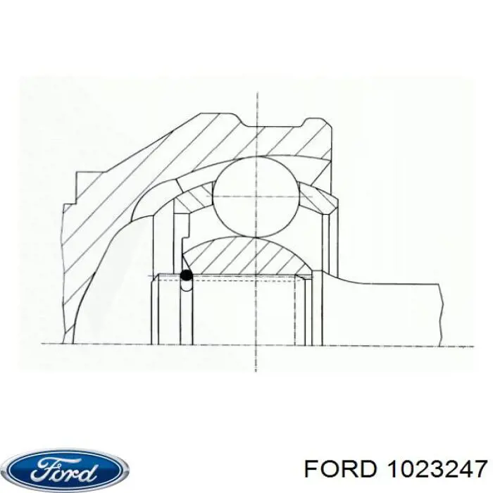 Купить 1023247 Ford Внешняя граната