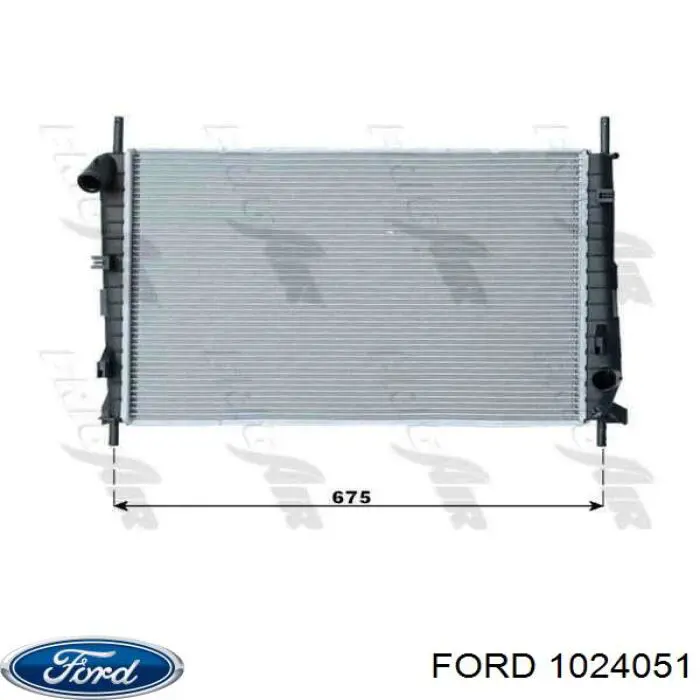 1024051 Ford радиатор