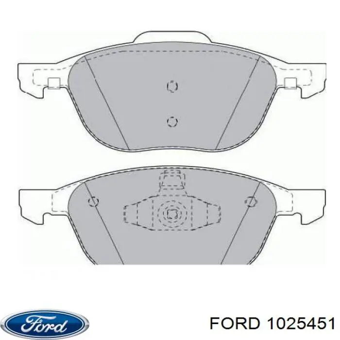 Усилитель бампера нижний Ford 1025451 цена, от 90.84 USD