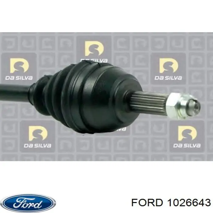 1690359 Ford Полуось передняя левая