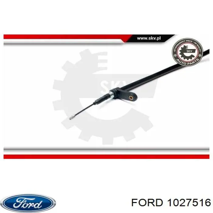 Трос ручного тормоза передний Ford 1027516 цена, от 3.31 USD