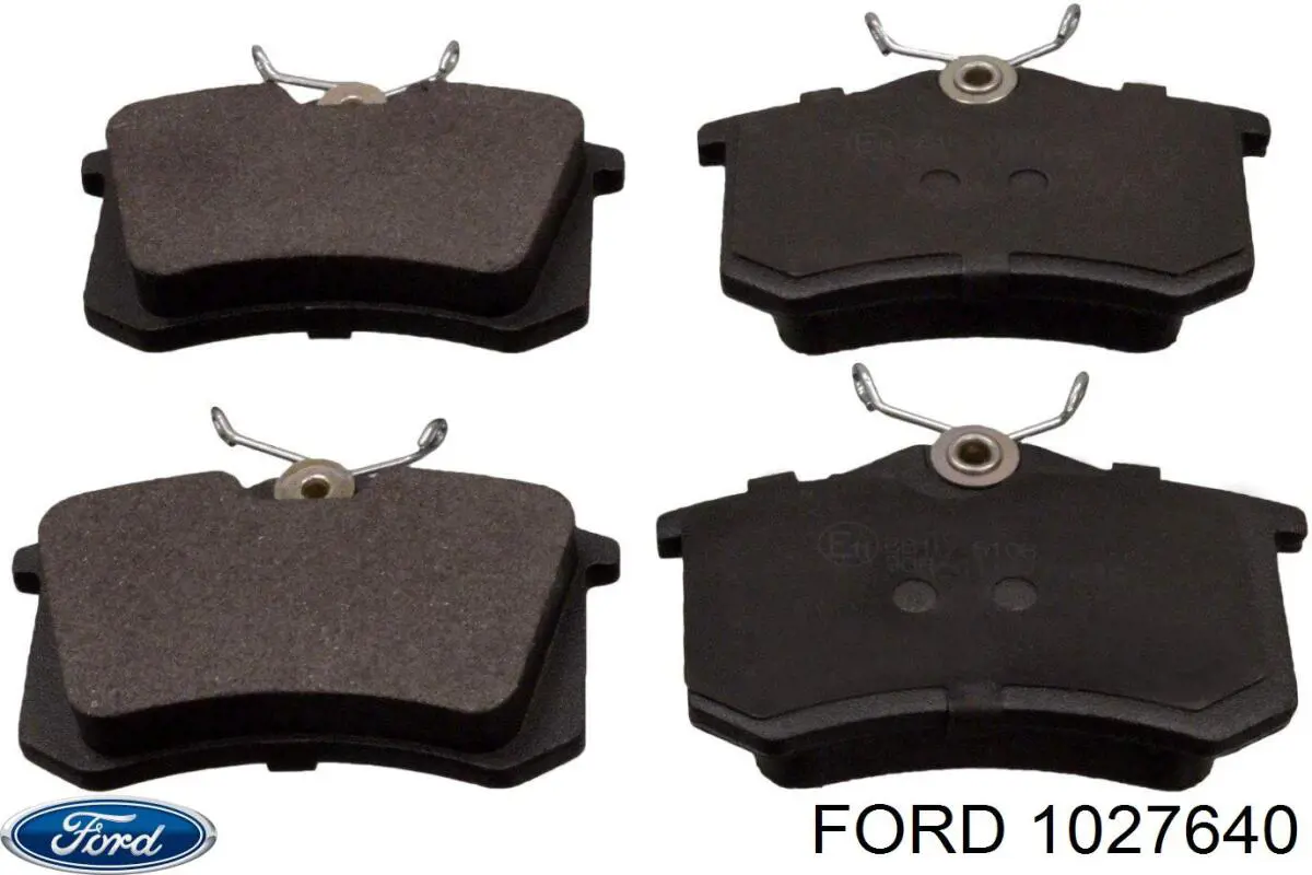 1027640 Ford колодки тормозные задние дисковые