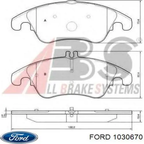 Капот 1077453 Ford