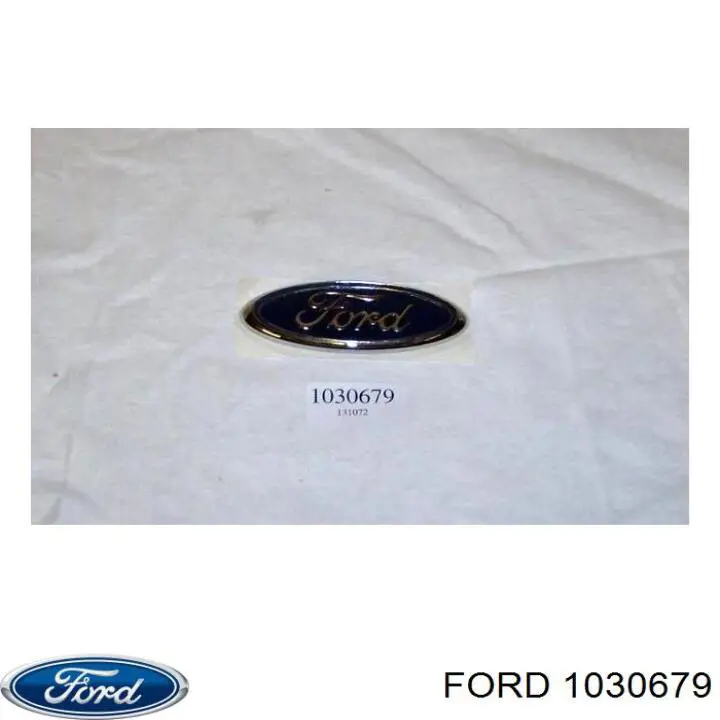 Эмблема решетки радиатора на Ford Orion III 