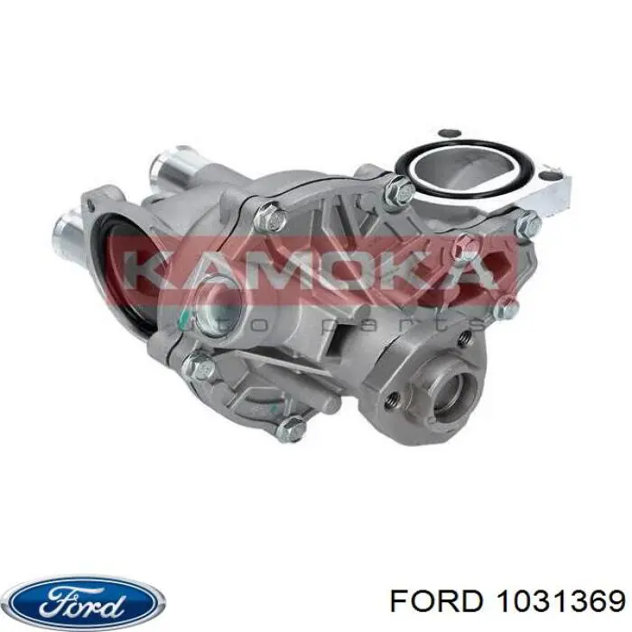 1031369 Ford помпа водяная (насос охлаждения, в сборе с корпусом)