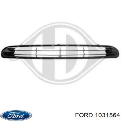 Решетка бампера переднего центральная 1031564 Ford