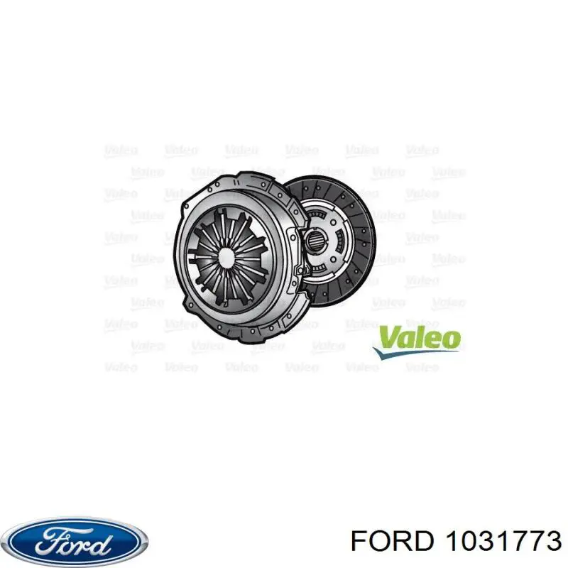 1031773 Ford kit de embraiagem (3 peças)
