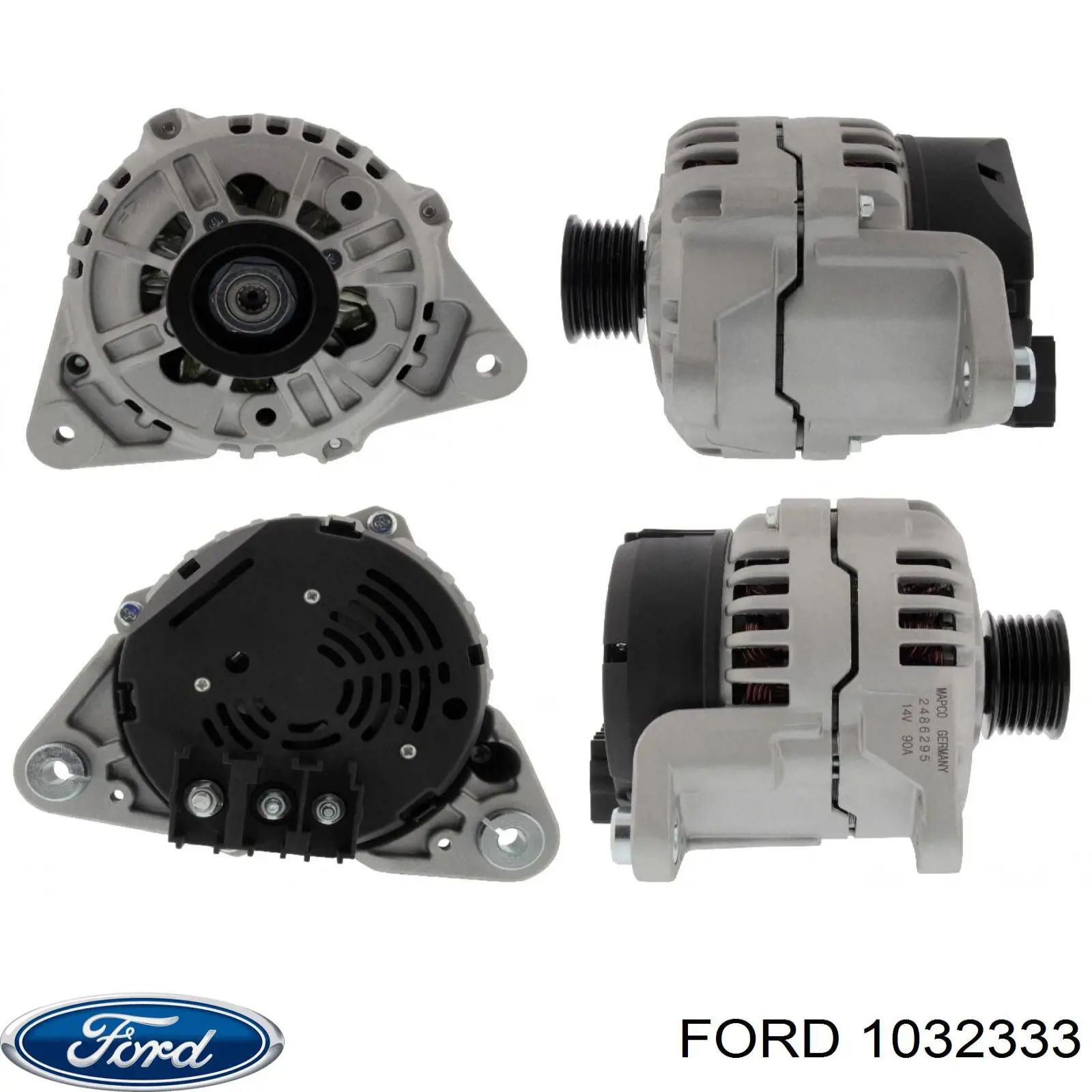 Генератор автомобиля Ford 1406097
