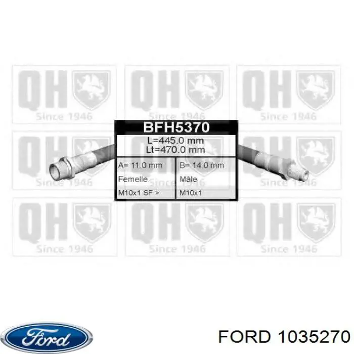 Тормозной шланг Ford 1035270 цена, от 10.45 USD