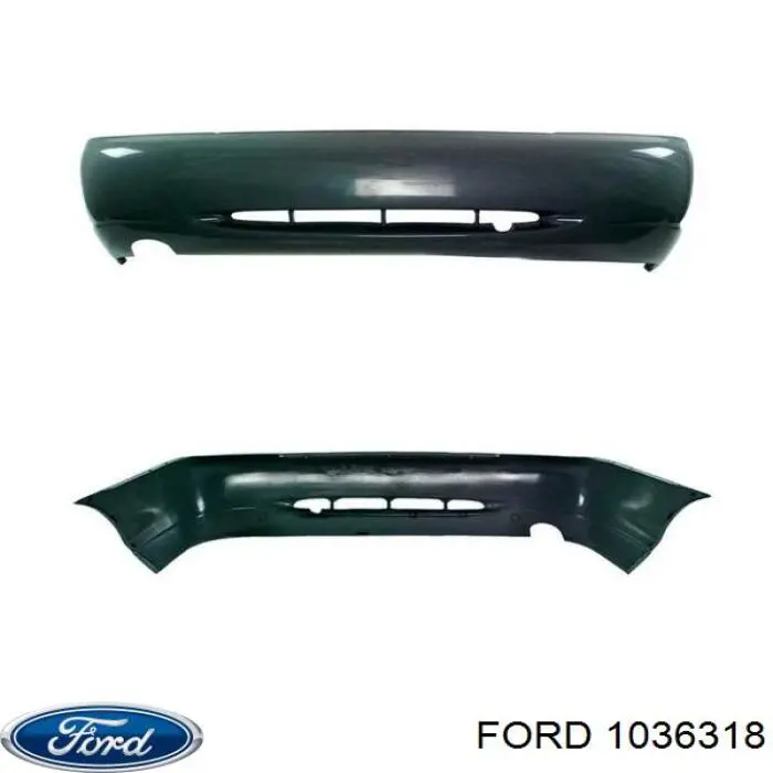 Задний бампер 1036318 Ford