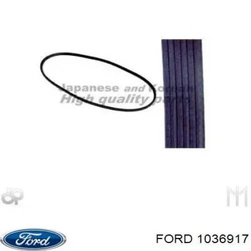 Correa trapezoidal 1036917 Ford