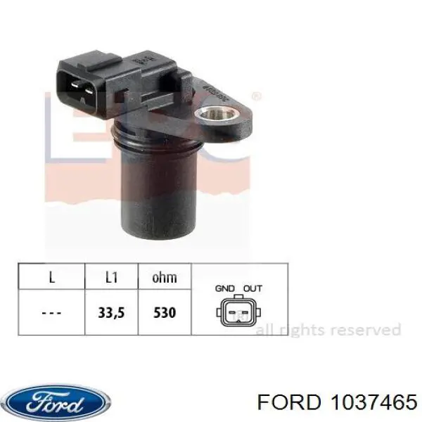 Датчик положения распредвала Ford 1037465