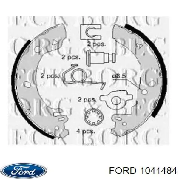 Тормоза рабочие задние ножные и тормозные барабаны Ford 1041484 цена, от 18.31 USD