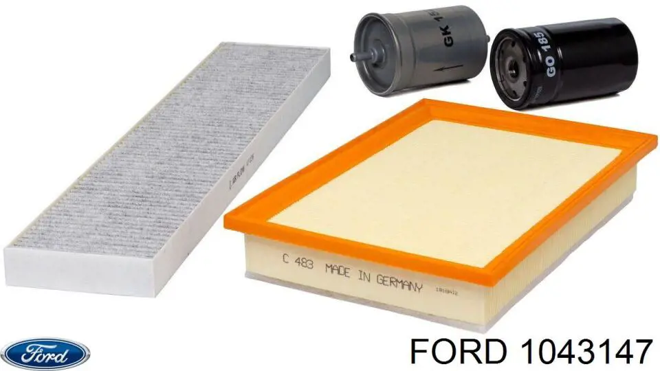 1043147 Ford Масляный фильтр двигателя