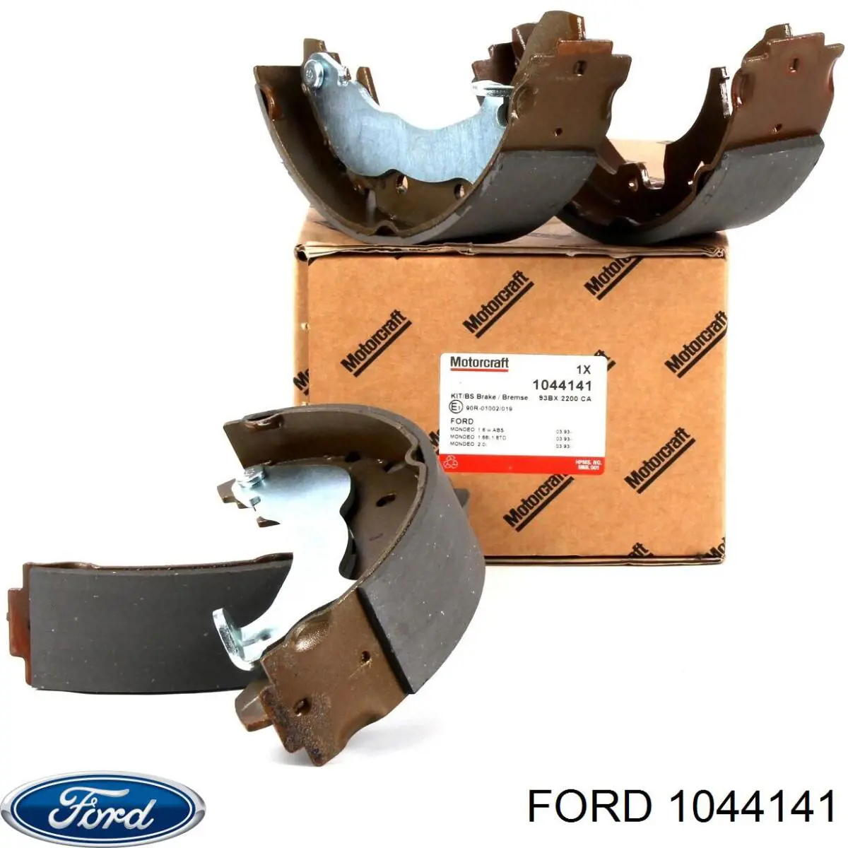 1044141 Ford колодки тормозные задние барабанные