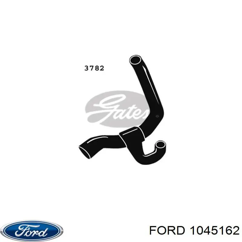 Нижний шлаг радиатора охлаждения 1045162 Ford
