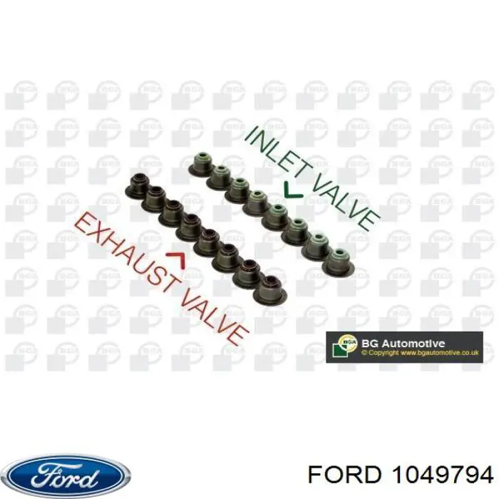 Маслосъемный сальник клапана впуск/выпуск Ford 1049794 цена, от 0.57 USD