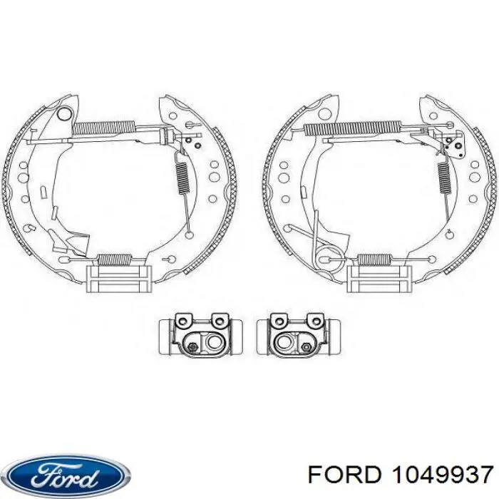 Суппорт тормозной передний левый 1049937 Ford