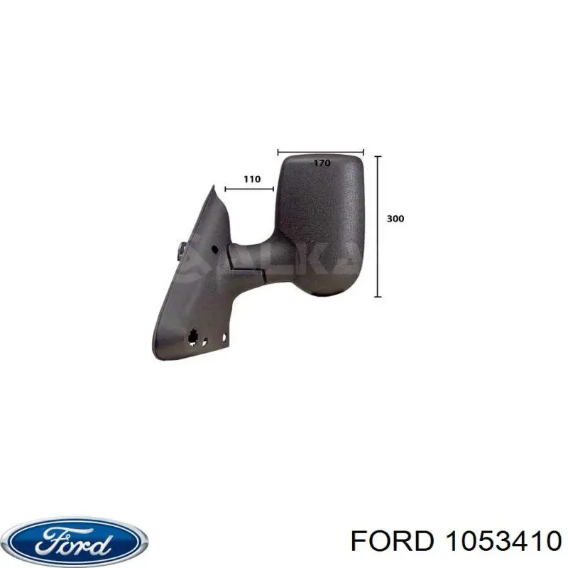 Правое зеркало 1053410 Ford