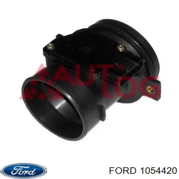 Sensor de fluxo (consumo) de ar, medidor de consumo M.A.F. - (Mass Airflow) 1054420 Ford