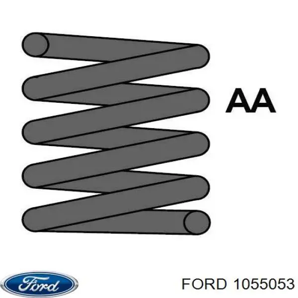 Передняя пружина 1055053 Ford