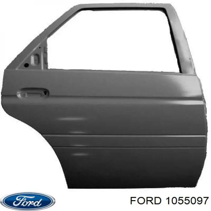 Панель-щека двери задней правой на Ford Escort VII 
