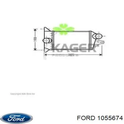 Система охлаждения наддувочного воздуха Ford Transit IV фургон (E) (1994 - 2000) цена, от 404.61 USD