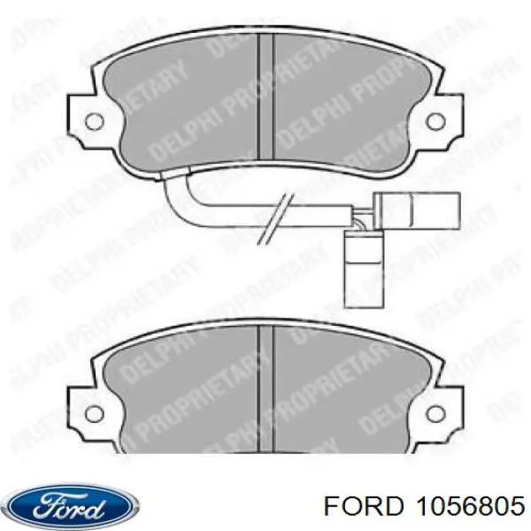 1056805 Ford подушка (опора двигателя левая)