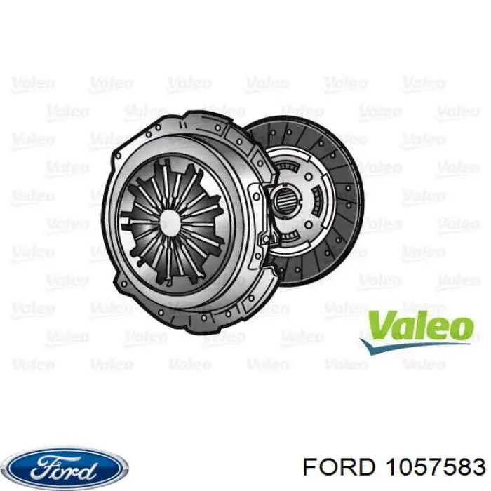 1057583 Ford kit de embraiagem (3 peças)