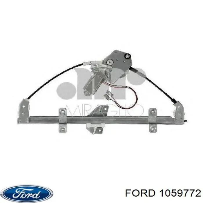 1018682 Ford mecanismo de acionamento de vidro da porta dianteira direita