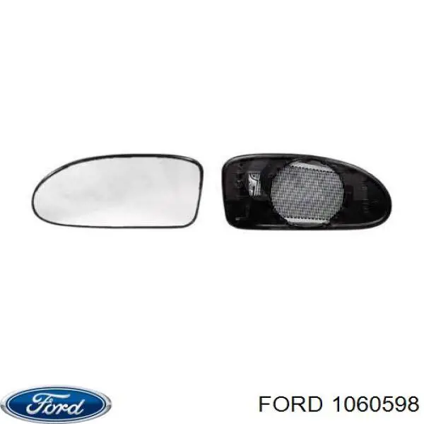 1060598 Ford зеркальный элемент зеркала заднего вида правого