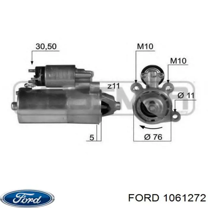 1061272 Ford стартер