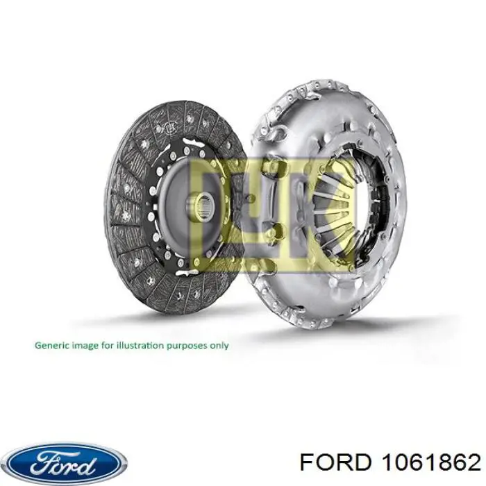 Диск сцепления 1061862 Ford