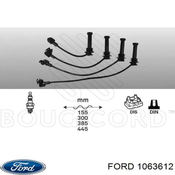 1063612 Ford Провода высоковольтные