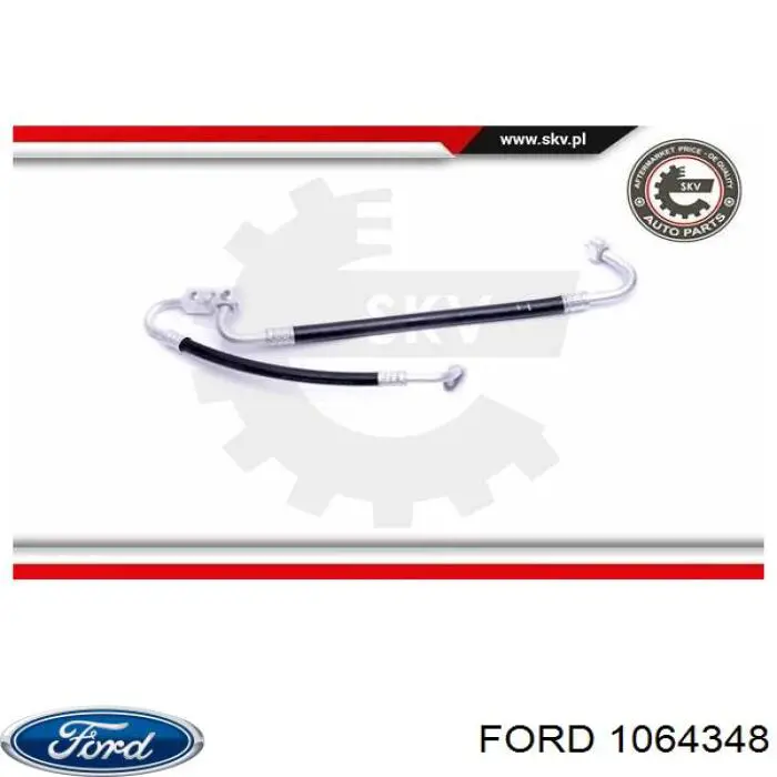 Купить 1062526 Ford Шланг кондиционера, от компрессора к радиатору