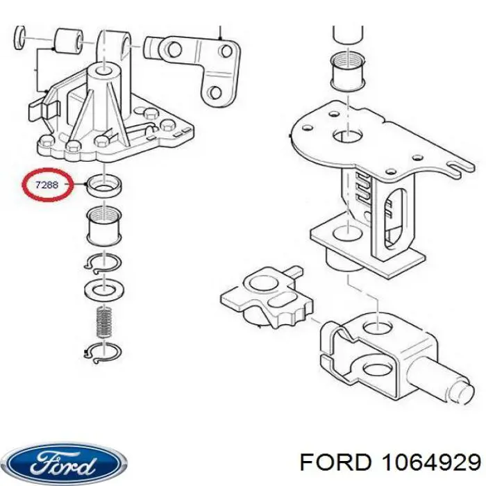 Сальник кулисы переключения передач Ford 1064929 цена, от 18.12 USD