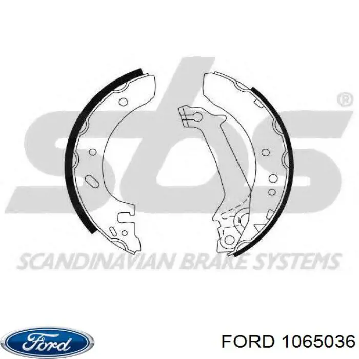 Тормоза рабочие задние ножные и тормозные барабаны Ford 1065036 цена, от 24.26 USD