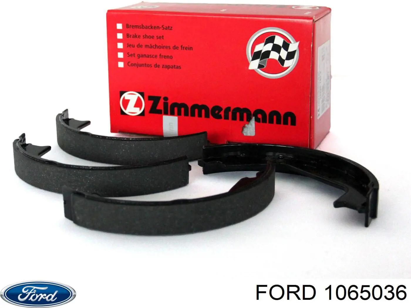 Задние барабанные колодки 1065036 Ford