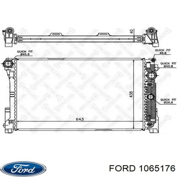 Усилитель тормозов 1065178 Ford