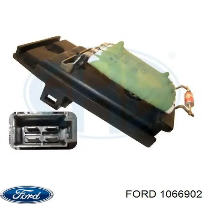 1066902 Ford резистор (сопротивление вентилятора печки (отопителя салона))